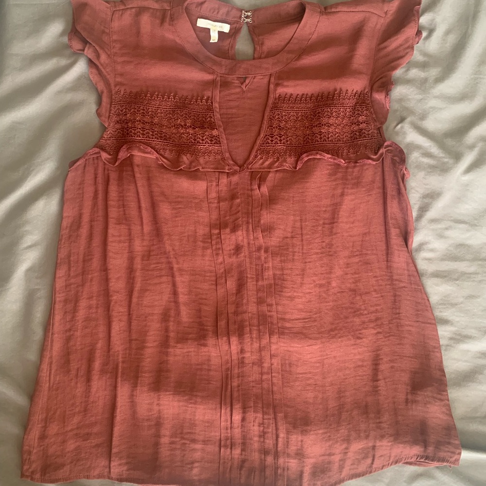 Dressy sheer blouse